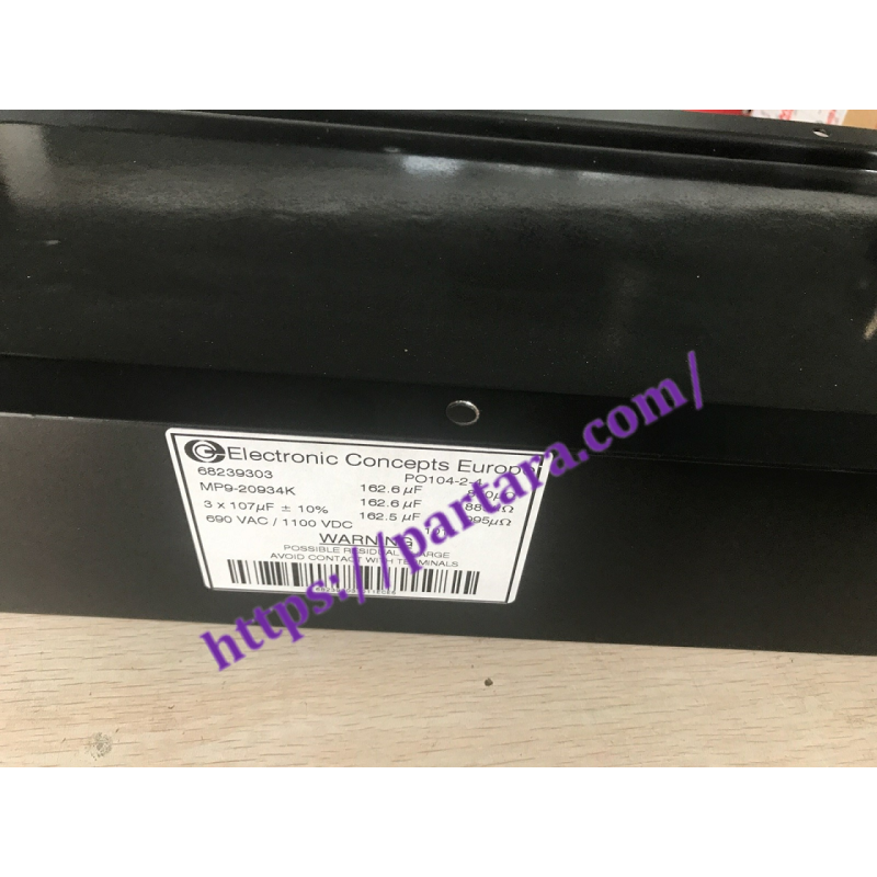 New MP9-20934K ABB Capacitor Electronic concepts europe 3x107UF CAPACITOR